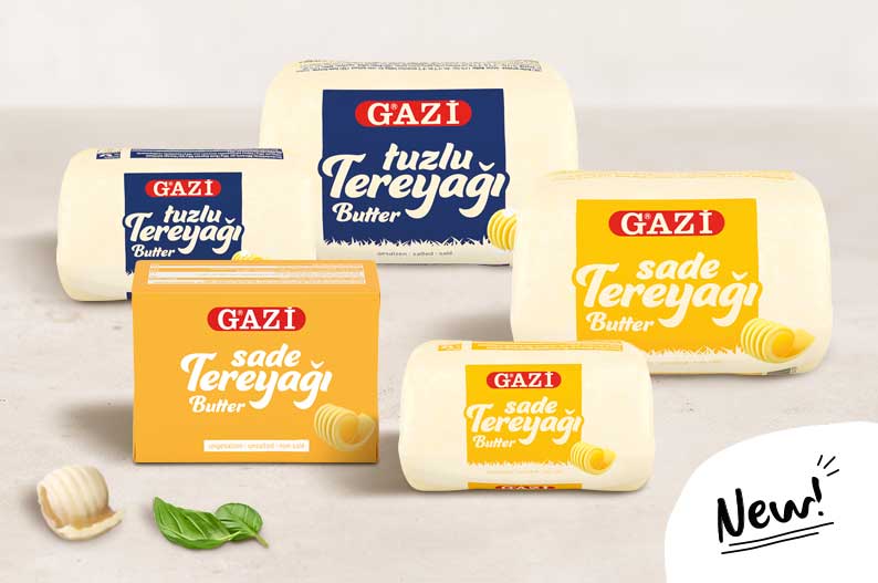 GAZİ butter with a new look.