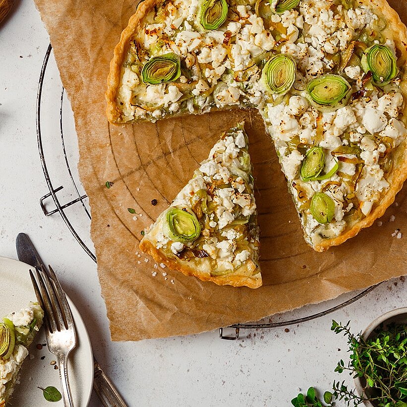 Lauch Quiche mit Yumuşak