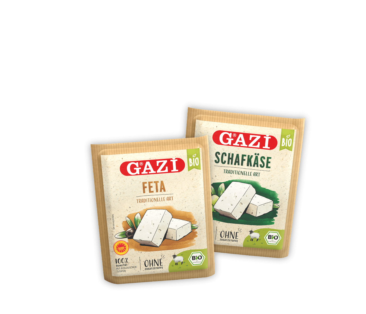 GAZİ Bio Welt Weichkäse Folien