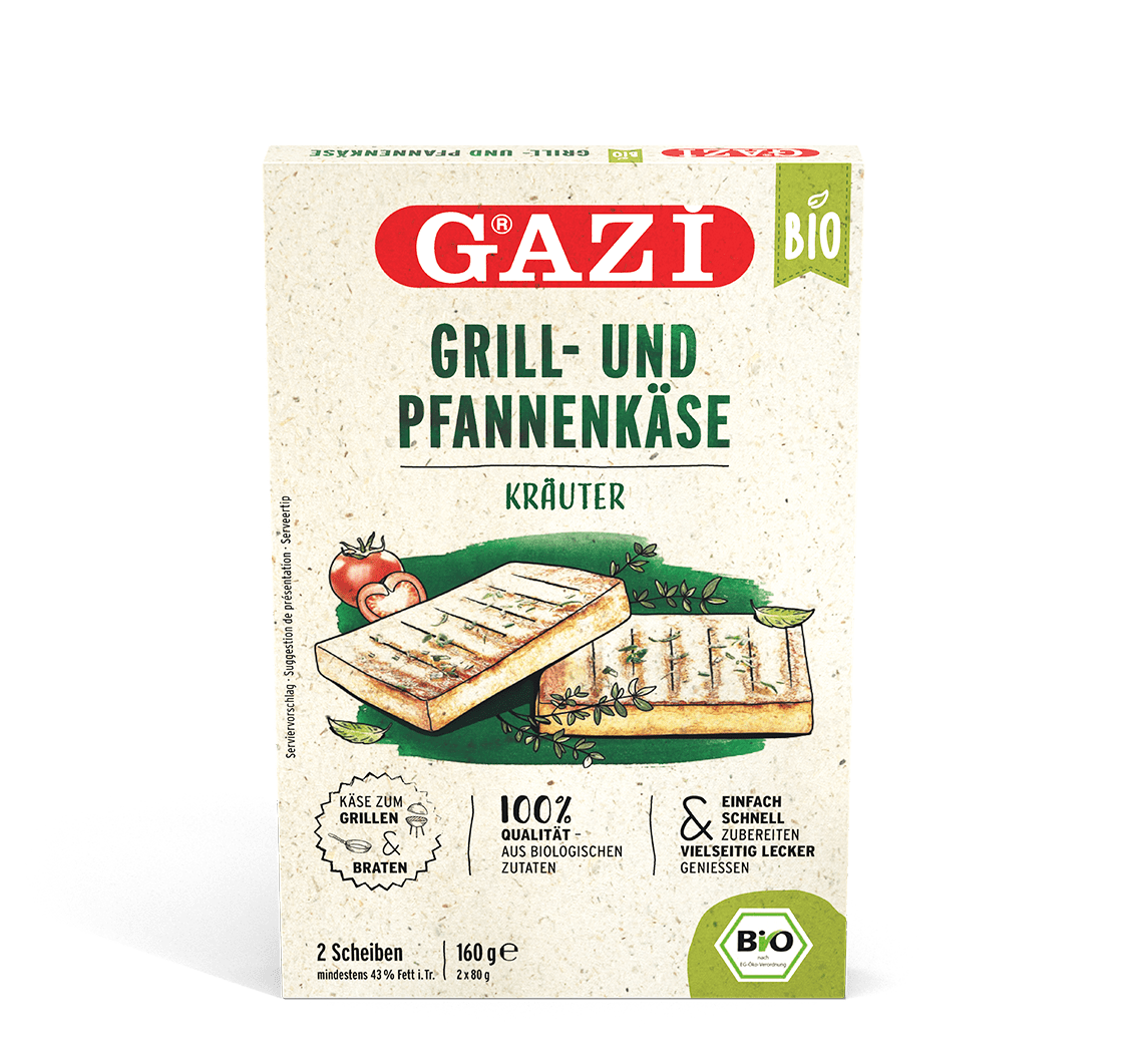 Bio Grill- und Pfannenkäse Kräuter