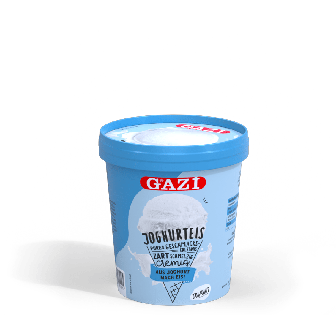 GAZi Joghurteis Joghurt Packaging