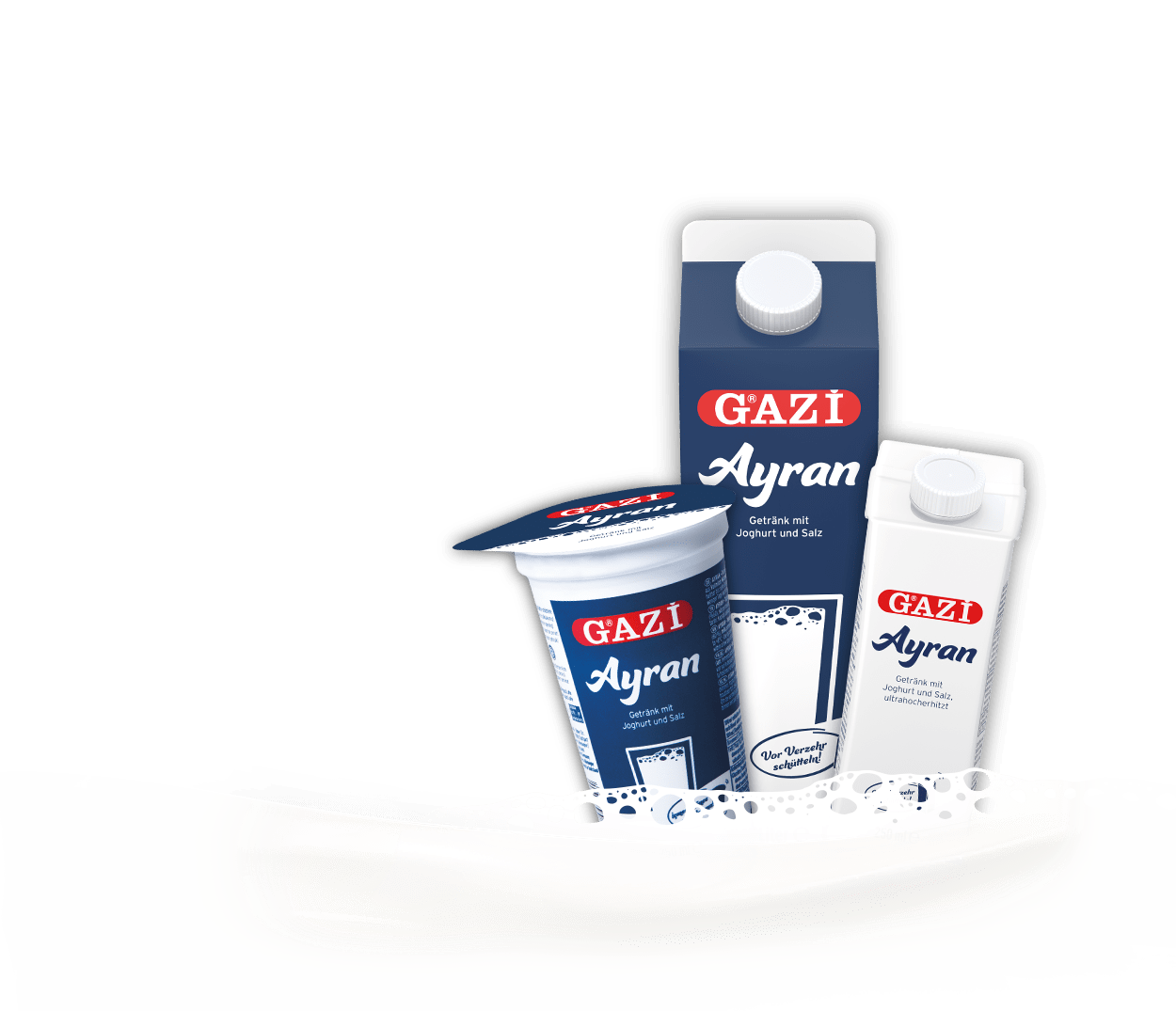 GAZi Ayran Verpackungen