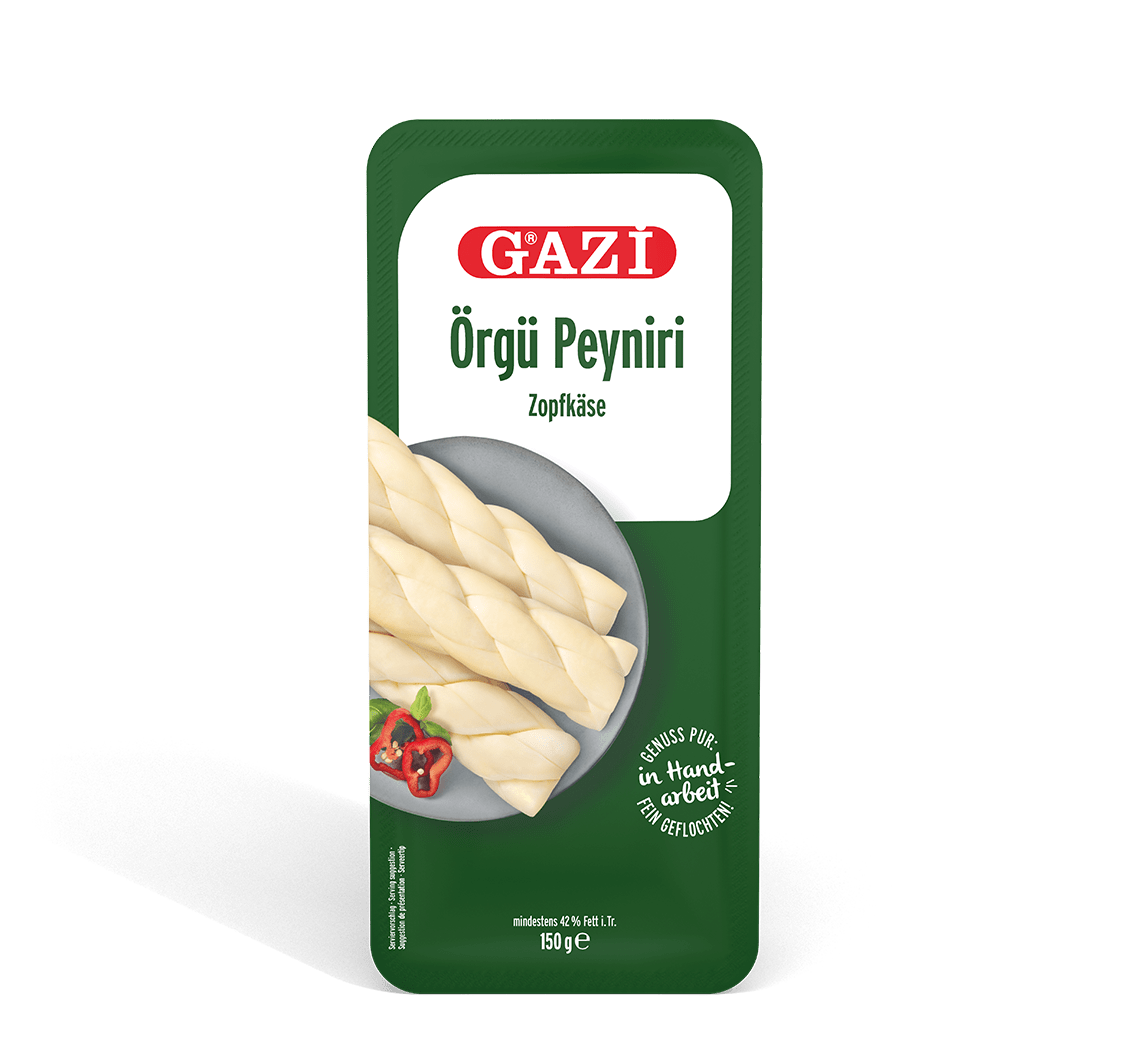 Örgü Peyniri
Zopfkäse, 150g