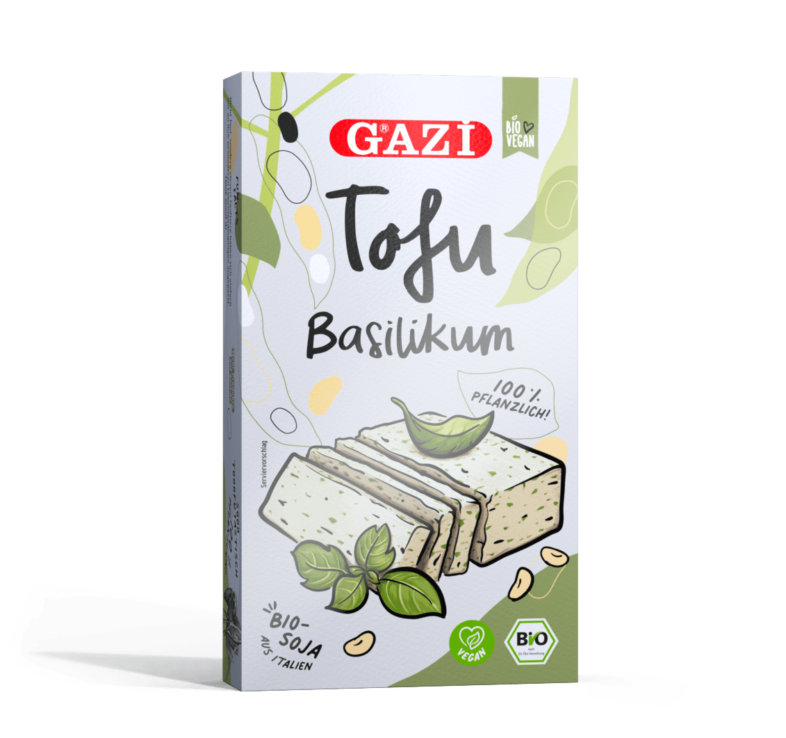GAZi Vegan Tofu Basilikum
